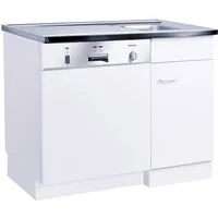KOCHSTATION Spülenschrank KS-Elster Spülzentrum für Geschirrspüler, ohne Front B/H/T: ca. 100/85/60 cm