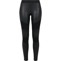 URBAN CLASSICS Leggings Urban Classics Damen Ladies Fake Leather Tech Leggings (1-tlg)