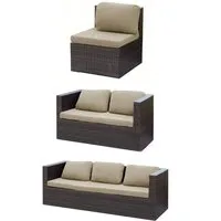 BTTO Sofahusse Sofabezug Wasserdichter Kissenbezug,Sofabezug mit elastischem Boden, Jacquard Couchbezug für draußen