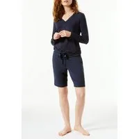 Schiesser Pyjamahose Mix + Relax atmungsaktiv, Single Jersey, Gummizug
