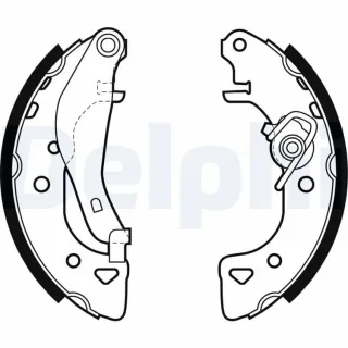 Delphi Bremsbacken hinten Citroen Ax Saxo Peugeot 106 LS1976
