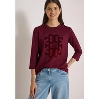 CECIL 3/4-Arm-Shirt mit Wording