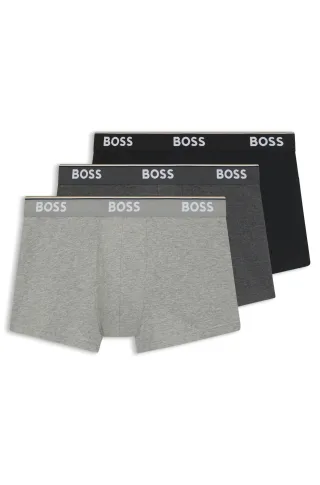 BOSS Menswear Black - Trunk 3P Power Open Grey - Gr. - XXL