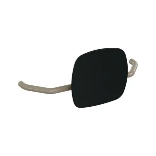 Hewi 801 Rückenstütze 801.51.907386 Wandabstand 230mm, Lehne tiefschwarz, sand