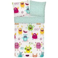 ESPiCO Kinderbettwäsche Monster Trendy Bedding, Renforcé, 2 teilig, Aliens, Außerirdische, Wesen