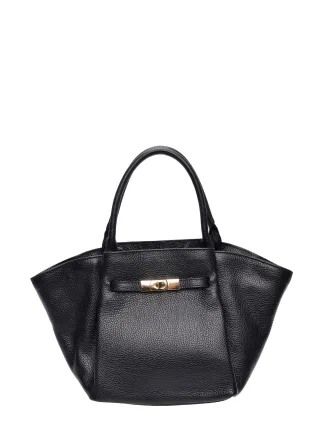 Roberta M Schwarz Rindsledertasche
