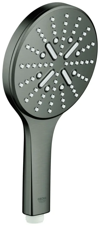 GROHE Handbrause Rainshower 130 Smart Active 26574 9,5l hard graphite geb., 26574AL0 26574AL0