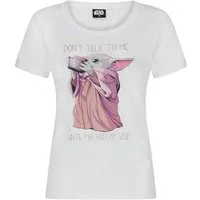 Star Wars T-Shirt Yoda T-Shirt Damen Oberteil kurzarm Shirt