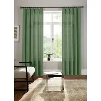 Bruno Banani Vorhang Lagan (2 St), Kräuselband, blickdicht, Polyester, 2-er Set, gewebt, Microfaser, versch. Größen, einfarbig, Bestseller
