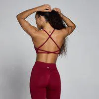 MP Damen Lift Seamless Strappy BH – Heritage Red - XS