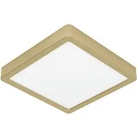 EGLO Aufbauleuchte FUEVA 5 Aufbaulampe, Stahl und Kunststoff, Wohnzimmerlampe, Lampe, LED fest integriert, Warmweiß, Aufbauleuchte mit geringer Höhe - für Küche, Flur oder Wohnzimmer