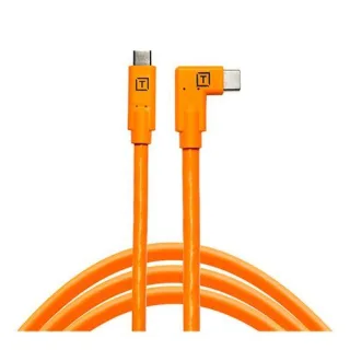 Tether Tools TetherPro USB-C auf USB-C rechter Winkel orange