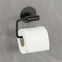 SCHÖNER WOHNEN-Kollektion Toilettenpapierhalter »Meleto«, Wandhalter aus rostfreiem Edelstahl, zum Kleben oder Bohren