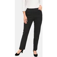 GOLDNER Bequeme Jeans Bequeme Schlupfhose mit Stretchbund Unifarbenes Design mit praktischem Rundumdehnbund