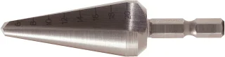 KS Tools HSS Blechschälbohrer-Bit, Ø 5-22mm - 336.0031