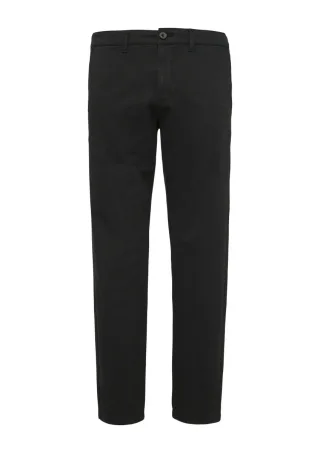 Q/S designed by - Chino aus Baumwollstretch schwarz - Gr. - 32