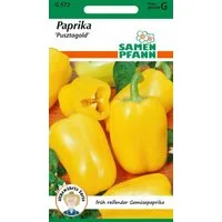 SAMEN PFANN Gemüsesamen Paprika, Pusztagold - Paprika-Samen Saatgut Samen, Capsicum annuum