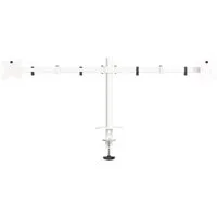 LMG Germany Monitor-Halterung Monitorhalterung für 2 Monitore bis 32 Zoll, 10 kg, 2 Arme, flexibel, (bis 32 Zoll, 2 Monitore, neigbar, höhenverstellbar, stabil, Kabelmanagement)