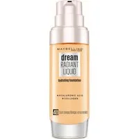 MAYBELLINE NEW YORK Foundation DREAM RADIANT LIQUID MAKE-UP, mittlere Deckkraft, strahlendes Finish, 12H Feuchtigkeitspower