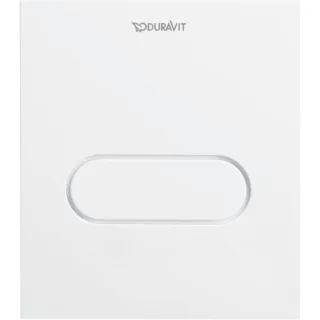 Duravit DuraSystem Betätigungsplatte WD5004011000 13 x 15 cm, Kunststoff, weiß, für Urinal