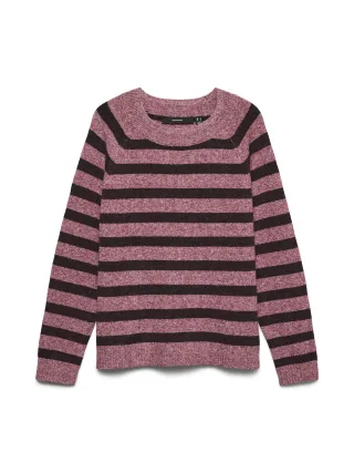 VERO MODA - VMDOFFY LS O-NECK BLOUSE GA NOOS Biking Red - Gr. - M