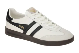 Gola Herrenschuhe CMB743WB Cyclone Leather - wei?/schwarz/dunkelgrau - Sneakers