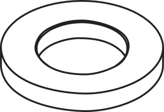 Hansgrohe Rosette d:46mm chrom , 95268000 95268000