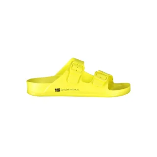Norwegen 1963 Giallo Plastica Damen Ciabatta