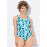 Ulla Popken Badeanzug Badeanzug Schwimmringe ohne Softcups Rundhals