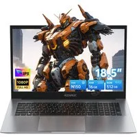 ACEMAGIC 18,5 Zoll Laptop Windows 11 Pro, Intel N150,16GB RAM 512GB SSD, Gaming Notebook (46,9 cm/18,5 Zoll, Intel Intel® Twin Lake N150, Intel® Graphics, 16 GB, 512 GB SSD, bis 3,6 GHz, 1080P FHD Gaming Laptop-Computer für Homeoffice,Geschäft)