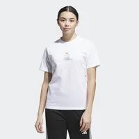 adidas Sportswear T-Shirt SEASONAL ESSENTIALS CUPCAKE GRAPHIC sportlicher Stil, ohne Verschluss, mit Cupcake-Motiv