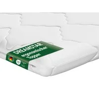 Dreamstar, Topper ergonomischer Matratzentopper in 3 Härtegraden - weich, mittel, fest, 6 cm hoch, Kaltschaum, rutschfest, Bezug waschbar - für Matratzen und Boxspringbetten
