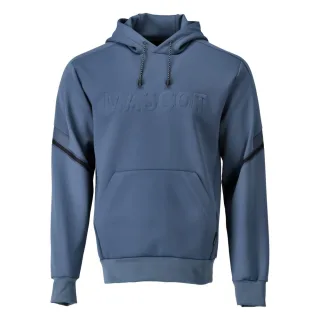 MASCOT Herren Fleece Kapuzensweatshirt CUSTOMIZED Steinblau S - 22186-608-85-S