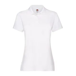 Fruit of the Loom - "Premium 170" Poloshirt für Herren/Damen Unisex (Weiß)
