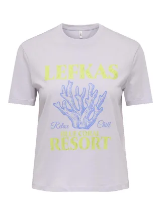 ONLY - T-Shirt - Onldina violet - Gr. - M