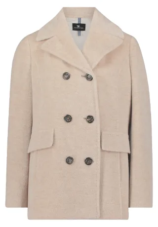 SAINT JACQUES - Wolljacke beige - Gr. - 46