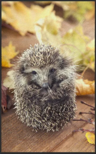 Fussmatte Igel 7084 | Größe: 60 cm x 90 cm