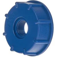 Garronda Auslaufventil IBC Adapter S60x6 mit Innengewindefür Container Mauser GD-0210, (IBC Auslaufventil), S60x6 mit 1/2" Innengewinde