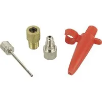 fischer Fahrradpumpe Fischer Adapter-Set für Luftpumpen 4 Stück