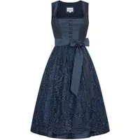 Nübler Dirndl Midi Dirndl Kerala in Marine von Nübler - Rocklänge 70 cm
