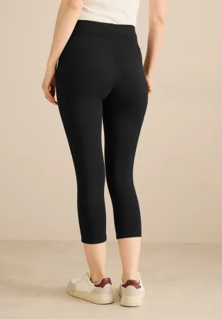 Cecil 3/4-Leggings Capri mit Stretch und elastischem Bund