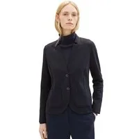 TOM TAILOR Sweatblazer Fied mit aufgesetzten Taschen und Struktur