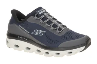Skechers 237812 NVY Herren Sneakers Navy Glide Step Sole Glover Peak