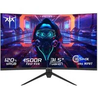 KTC H32S17 Curved-Gaming-Monitor (2560x1440 px, UWQHD, 1 ms Reaktionszeit, 165 Hz, HVA, QHD 165Hz HVA Curved 1500R)