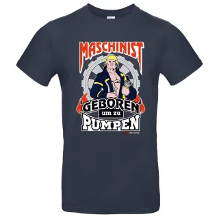 FIREUNIVERSE T-Shirt "Maschinist" verschiedene Motive - 0,50€ Spende KÖNIG DES FAHRZEUGS dunkel grau mit Ärmeltext max. 18 Zeichen (am Ende der Bestellung in Bemerkungsfeld) 2XL