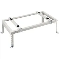 Maclean Halterung MC-864 Bodenständer für Klimaanlage & Wärmepumpe, (1-tlg., verstellbar 280–870 mm, bis 70 kg, Stahl, Outdoor geeignet)