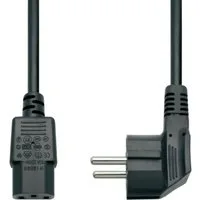 MUSIC STORE Netzkabel, Kaltgerätekabel, Basic Standard Netzkabel, Schwarz