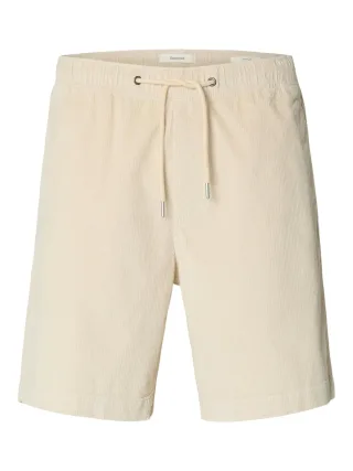 SELECTED MEN - SLHREGULAR-JACE CORDUROY SHORTS NOOS Fog - Gr. - S