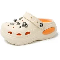 HUSK'SWARE Clog (Lässiger, lockerer Stil, EVA abriebfeste Sohle) Bequemer Stoff, hautfreundliches Innenfutter