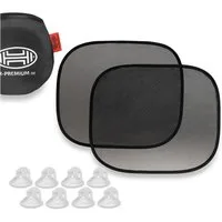 HEYNER Autosonnenschutz Auto-Sonnenschutz 44x36cm 2er Set Saugnäpfe Autofenster UV Schutz, (Set, 2-St)